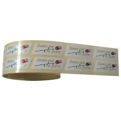 etiqueta capullo rosa