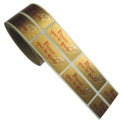 Etiqueta deseo que te guste y corazones