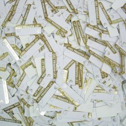 Etiquetas cartulina joyería, relojería, bisutería, platería