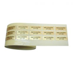 Etiqueta joyería, relojería, bisutería, platería