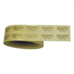 Pegatina trasparente joyería 9x20 mm.